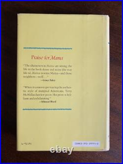 Mama SIGNED FIRST EDITION Terry McMillan 1/1 1st Printing (Her First Book) HCDJ
