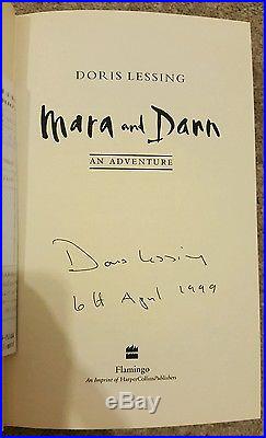 Mara and Dann by Doris Lessing Signed First Edition 1999