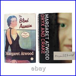Margaret Atwood The Blind Assassin + Oryx & Crake First Edition + One Signed