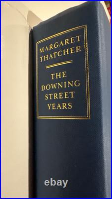 Margaret THATCHER The Downing Street Years SIGNED 1st Edition 1st Imp 1993
