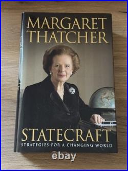 Margaret Thatcher British Prime Minister Statecraft Signed 1st Edtn Book