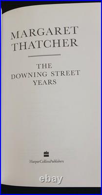 Margaret Thatcher'The Downing Street Years' Unread 1st Edition Hand signed