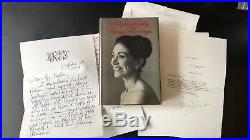 Margot Fonteyn Autobiography Signed First Edition With Accompanying Letters BG
