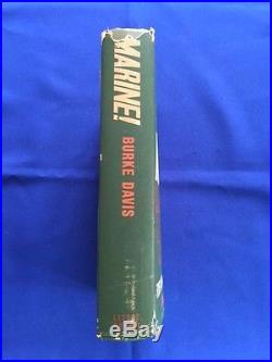 Marine! The Life Of Chesty Puller First Edition Inscribed By Burke Davis
