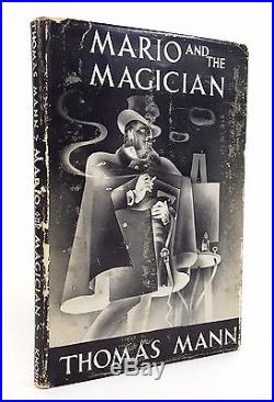 Mario and the Magician Thomas Mann SIGNED FIRST US EDITION 1930 in DJ