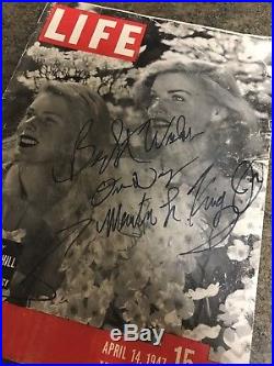 Martin Luther KING JR- SIGNED First Edition BEST WISHES ONE DAY LIFE MAGAZINE