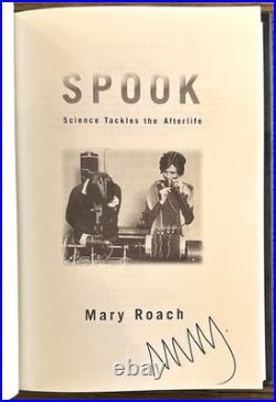 Mary Roach SPOOK SIGNED First Edition, Hardcover + Dustjacket