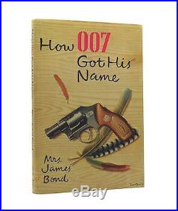 Mary Wickham Bond How 007 Got His Name First UK Edition 1966 SIGNED Collins