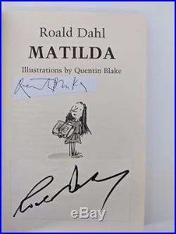 Matilda Roald Dahl Signed First Edition 1st/1st