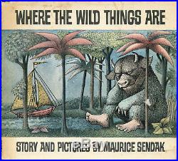 Maurice SENDAK / Where the Wild Things Are Signed 1st Edition 1963