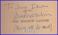 Maxwell Grant The Shadow Laughs 1931 SIGNED BY AUTHOR Walter Gibson Pulp