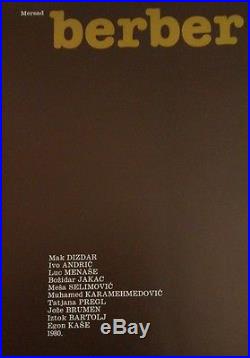 Mersad Berber SIGNED/First Edition Yugoslavia Hardcover