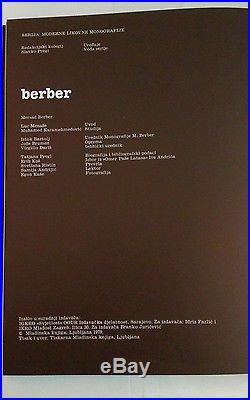 Mersad Berber SIGNED/First Edition Yugoslavia Hardcover