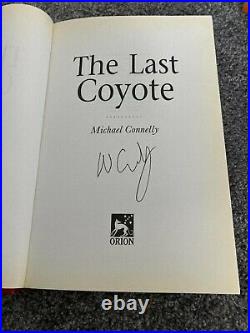 Michael Connelly The Last Coyote Signed Uk First Edition Hardcover 1/1