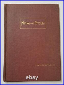 Minna And Myself by Maxwell Bodenheim Signed Inscribed 1918 First Edition Poetry