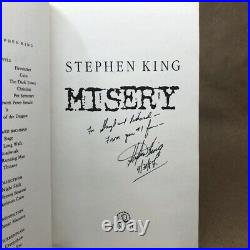 Misery by Stephen King (Signed, Advance Uncorrected Proof, First Edition)