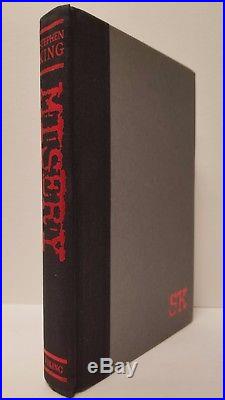 Misery by Stephen King Signed First Edition