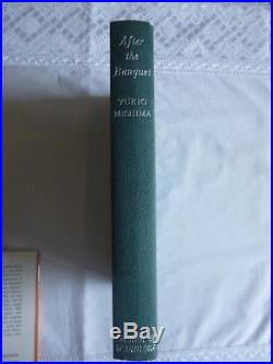 Mishima, Yukio'After the Banquet', SIGNED INSCRIBED first edition 1st/1st