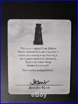 Mister Babadook Book Limited First Edition Signed By Jennifer Kent