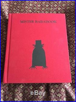 Mister Babadook Limited Edition Pop Up Book New. First edition signed