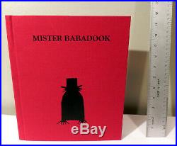 Mister Mr Babadook Pop-Up Book 1st Edition Limited signed by Jennifer Kent