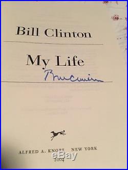 My Life Bill Clinton Signed First Edition with plate number 1616 from Chappaqua
