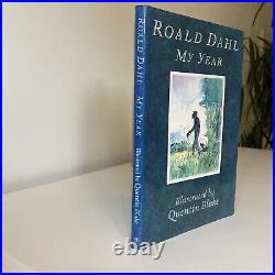 My Year Roald Dahl First Edition Hardback SIGNED by Illustrator Quentin Blake