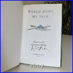 My Year Roald Dahl First Edition Hardback SIGNED by Illustrator Quentin Blake