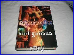NEIL GAIMAN Neverwhere SIGNED 1/1 Hb 1996 FIRST EDITION FANTASY classic