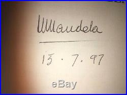 NELSON MANDELA AUTOBIOGRAPHY The Long Walk to Freedom Signed First Edition