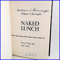 Naked Lunch SIGNED First Edition/1st Printing William S. Burroughs NF