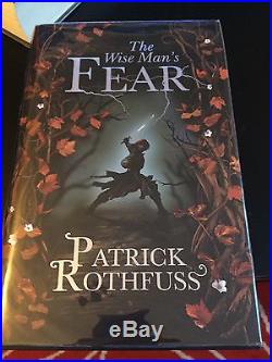 Name Of The Wind Wise Mans Fear Pat Rothfuss 1/1 1st First Edition UK HB