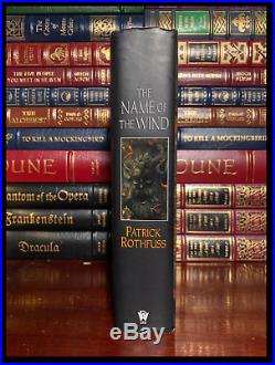 Name of the Wind SIGNED by PATRICK ROTHFUSS Hardback 1st Edition Print Green