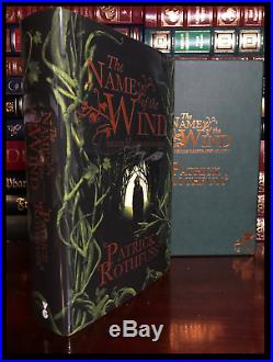 Name of the Wind SIGNED by PATRICK ROTHFUSS New Limited Edition 1/250 1st Print
