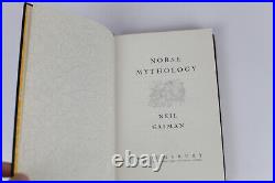 Neil Gaiman Signed Norse Mythology First Edition 2017 Bloomsbury Hardback