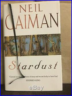 Neil Gaiman's'Stardust'. Signed. 1st Edition. Hardback
