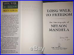 Nelson Mandela's Long Walk to Freedom, Signed Copy, First edition