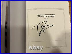 New David Grohl SIGNED BOOK The Storyteller 1ST EDITION Nirvana Foo Fighters