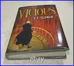 New Vicious Signed by V. E. V E Schwab Hardcover Book First Edition Unread