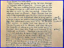 Norman Davey The Guinea Girl Signed Proof with Handwritten Amendments, 1921