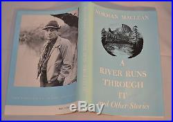 Norman MacLean SIGNED & INSCRIBED A River Runs Through It First Edition