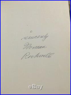 Norman Rockwell My Adventures As An Illustrator Signed First Edition