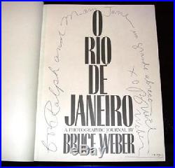 O Rio de Janeiro by Bruce Weber, Unique Signed First Edition