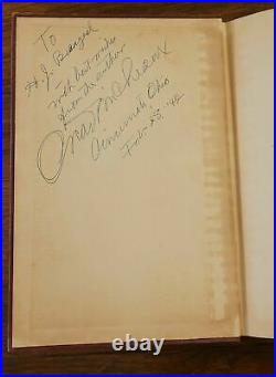 OSCAR MICHEAUX AFRICAN AMERICAN MOVIE DIRECTOR SIGNED First Edition BOOK