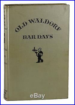 Old Waldorf Bar Days ALBERT CROCKETT First Edition Signed by Oscar Tschirky