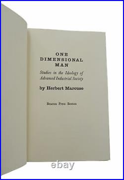 One Dimensional Man SIGNED by HERBERT MARCUSE First Edition 1st 1964