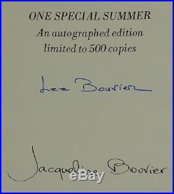 One Special Summer JACQUELINE BOUVIER KENNEDY Signed Limited First Edition