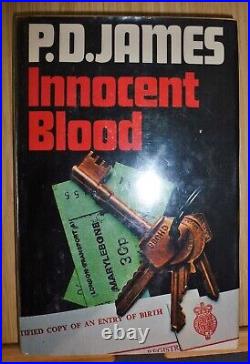 PD James Innocent Blood signed first edition with provenance