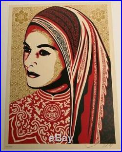 PEACE WOMAN Shepard Fairey Signed/Numbered Obey Giant 1st edition