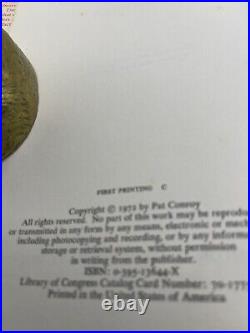 Pat Conroy THE WATER IS WIDE First Edition Signed